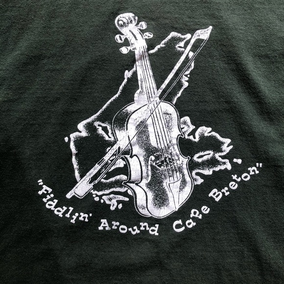 Vintage Cape Breton tee dark green - Picture 3 of 5